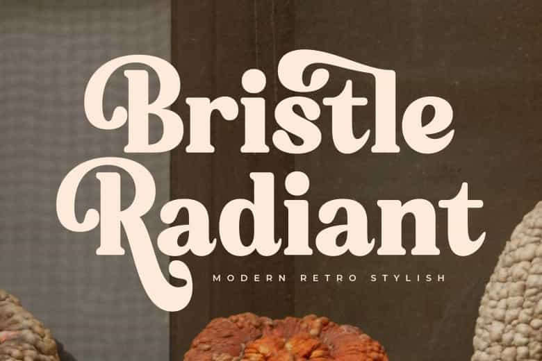Bristle Radiant Font Image 1