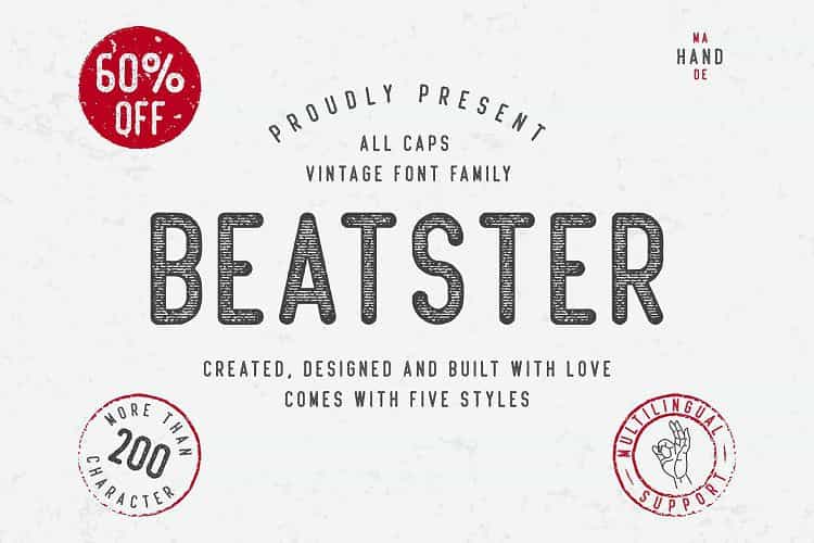 Beatster Typeface Image 1