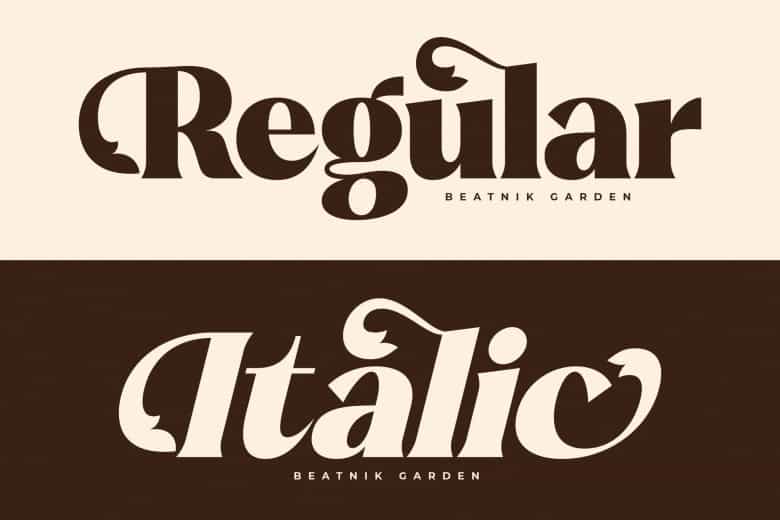 Beatnik Garden Font Image 2