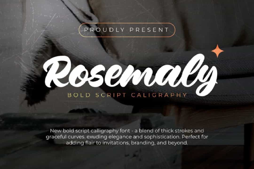 Rosemaly Font Image 1