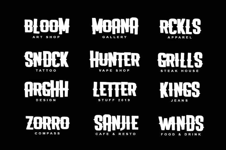 The Blink Kiss Logotype Font Image 2