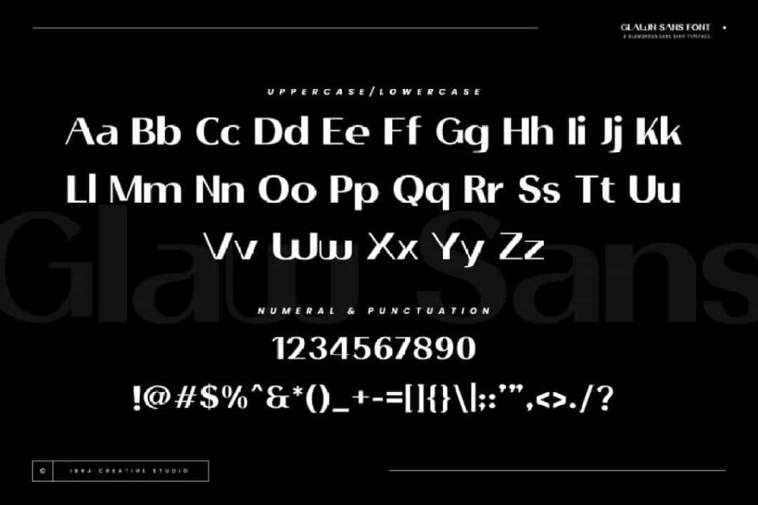 Glawn Sans Font Image 3
