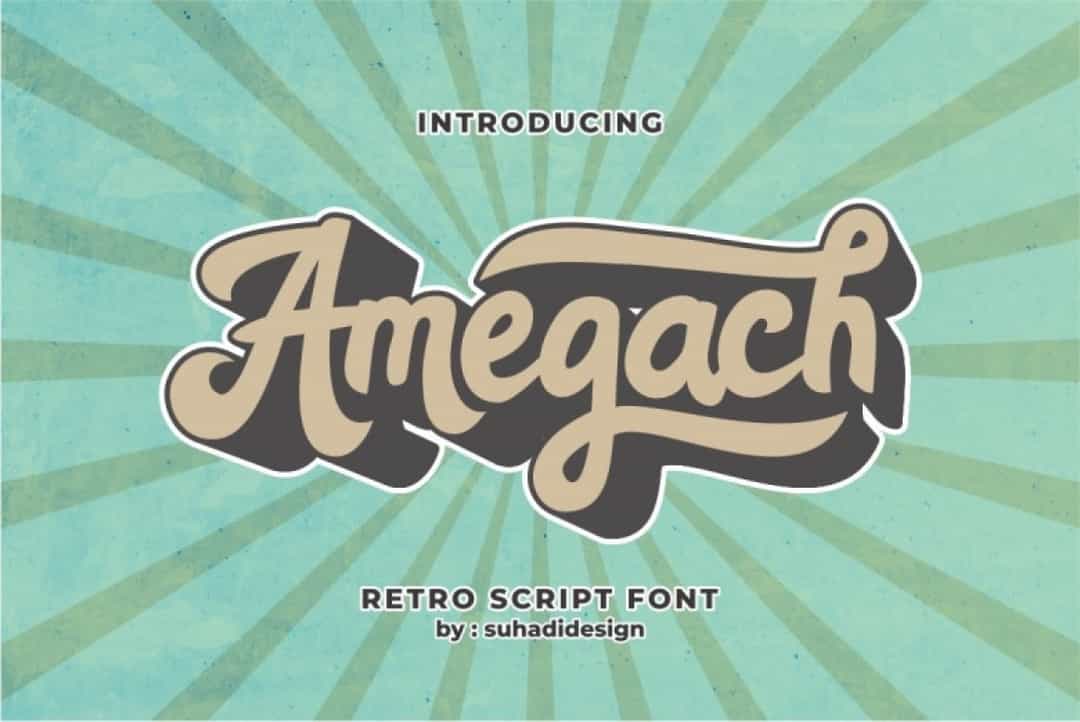 Amegach Font Image 1
