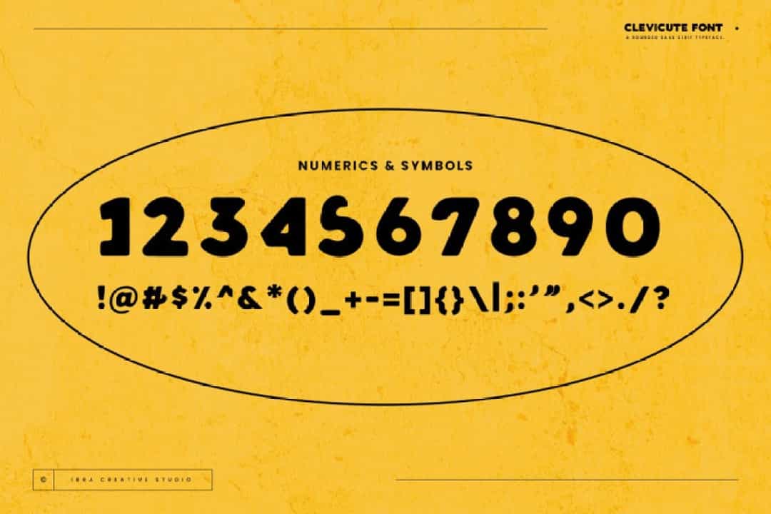 Clevicute Font Image 3