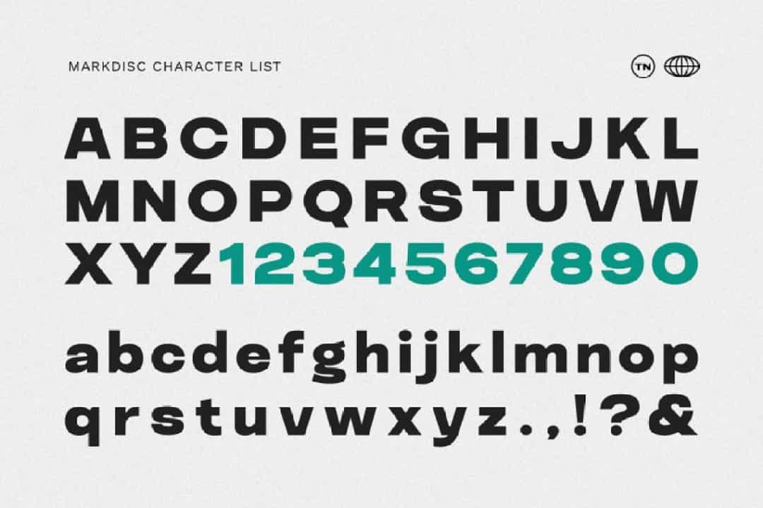 Markdisc Font Image 3