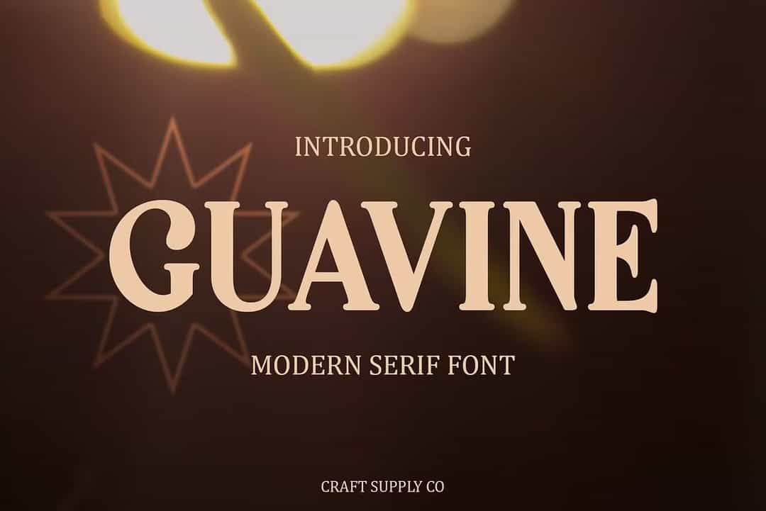 Guavine Font Image 1