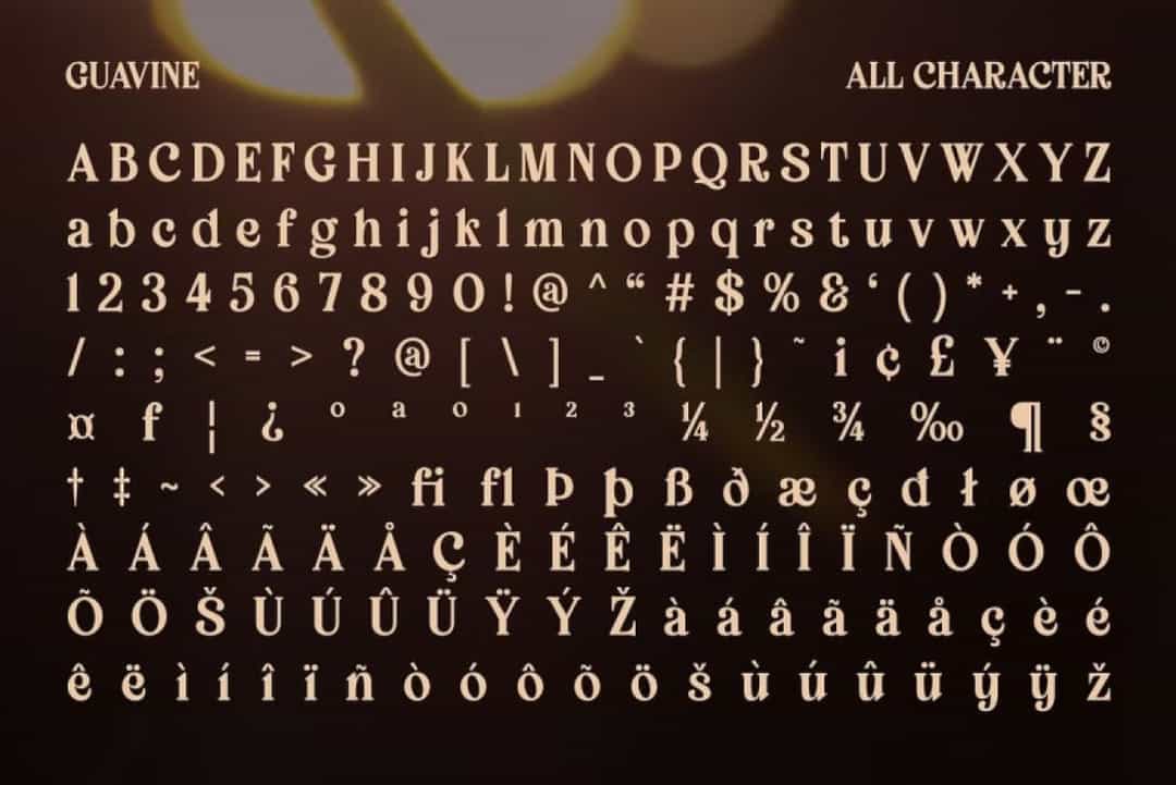 Guavine Font Image 3