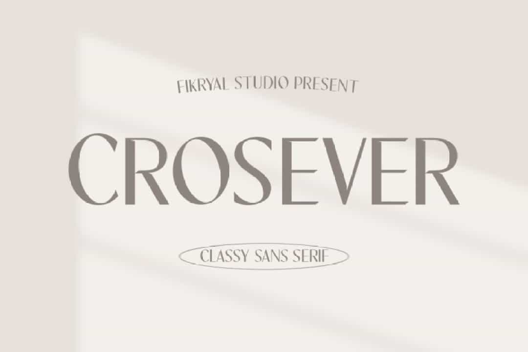 Crosever Font Image 1