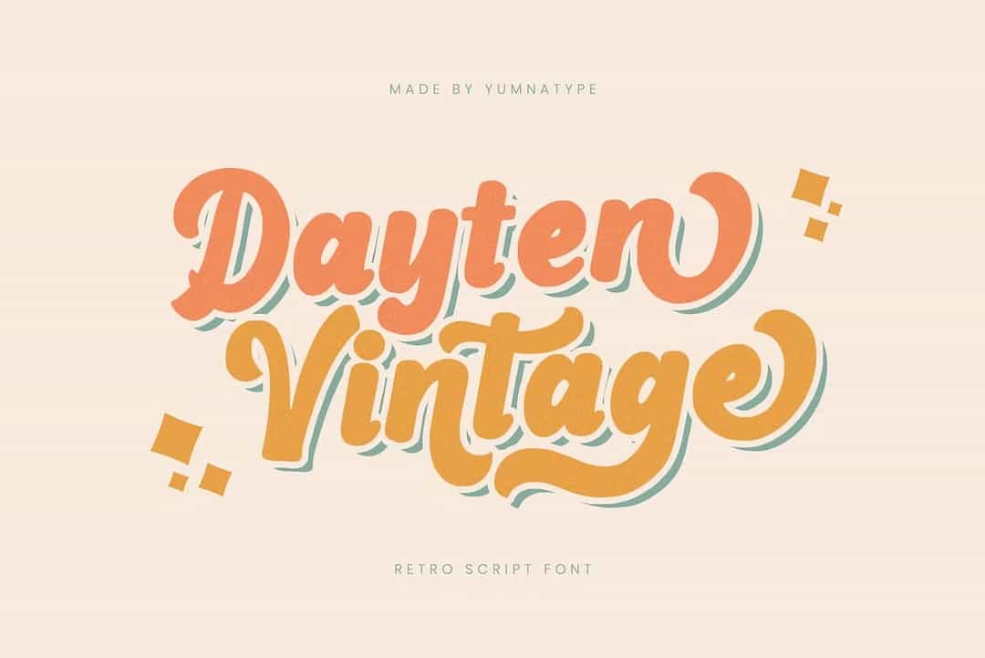 Dayten Vintage Font Image 1