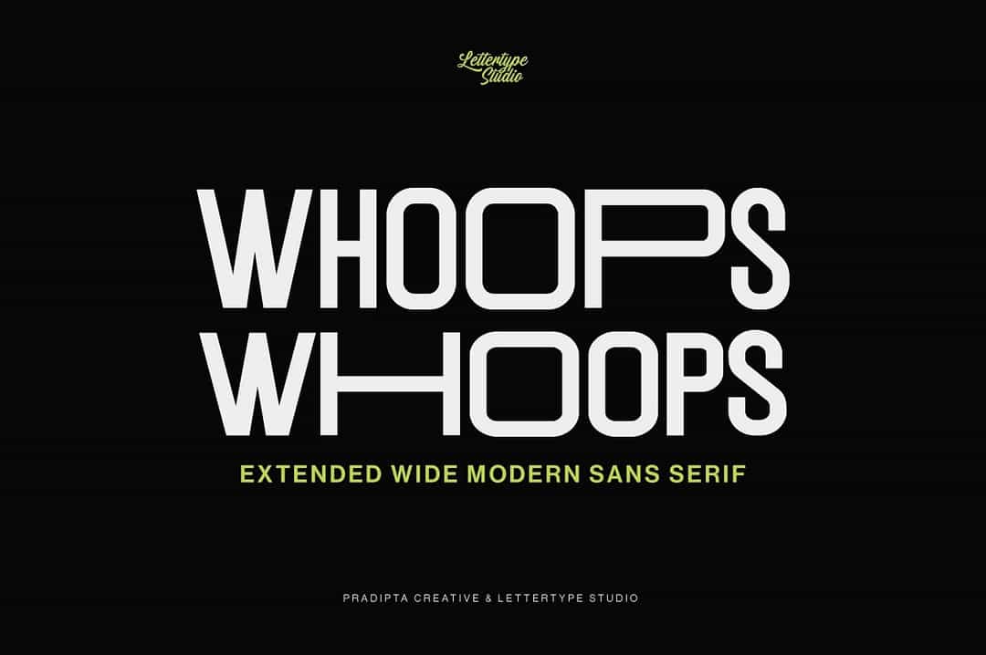 Whoops Font Image 1