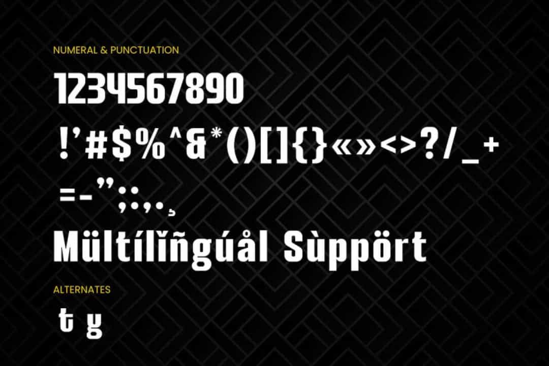 Gildent Font Image 3