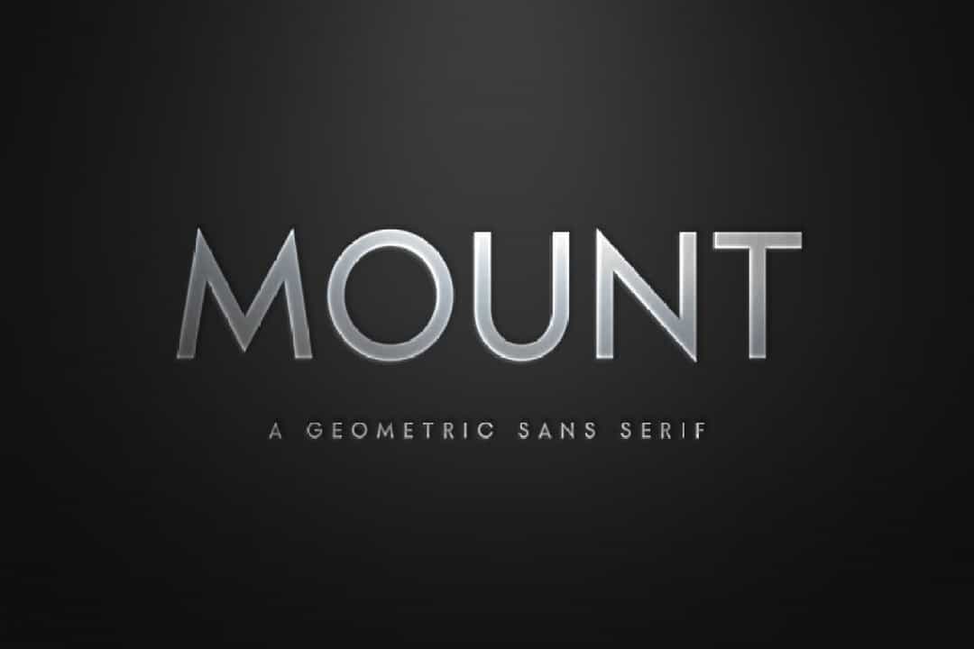Mount Font Image 1