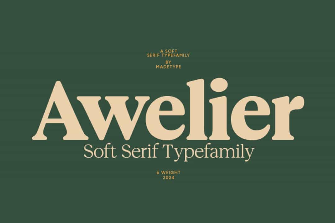 MADE Awelier Font Image 1