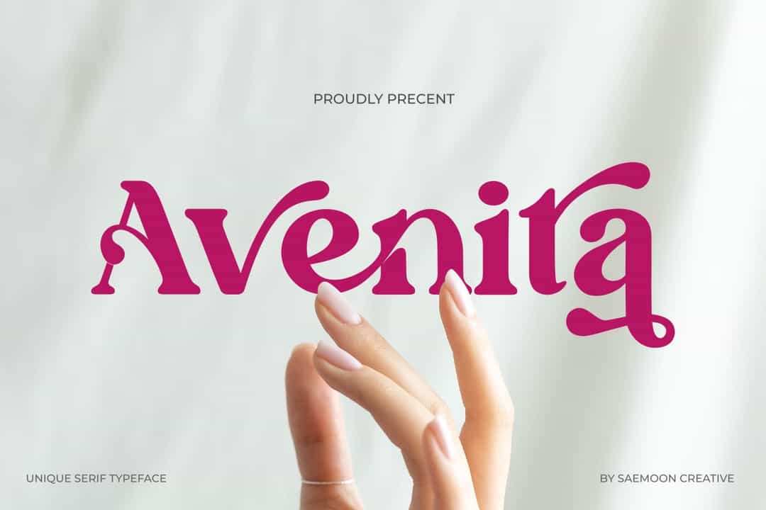 Avenita Font Image 1