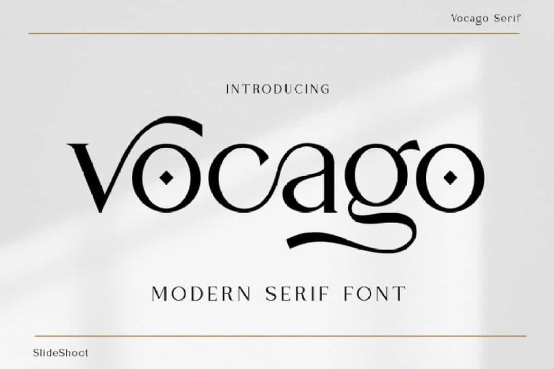 Vocago Font Image 1