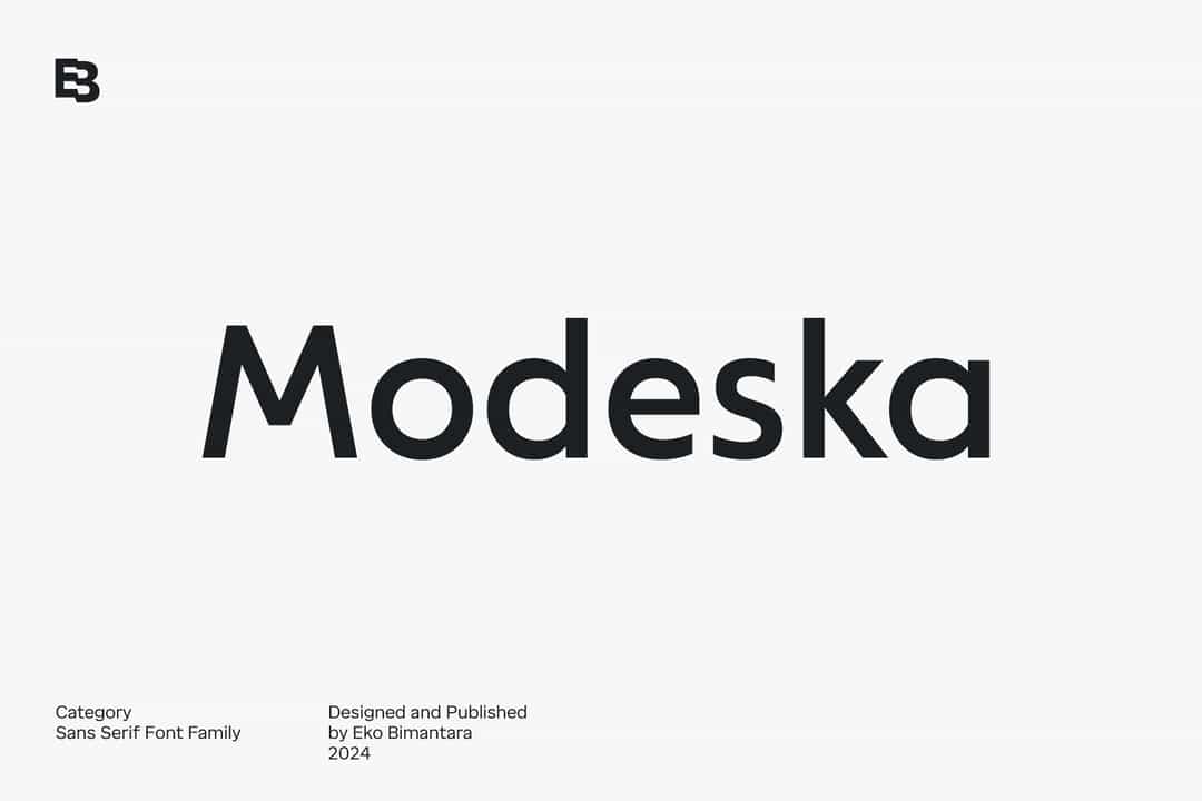 Modeska Font Image 1