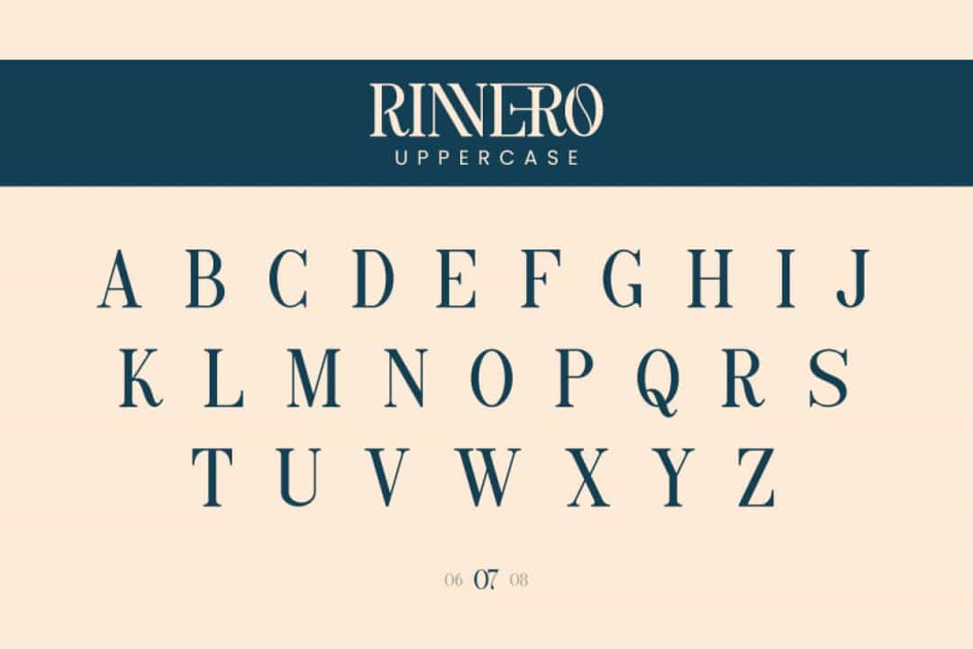 Rinnero Font Image 2