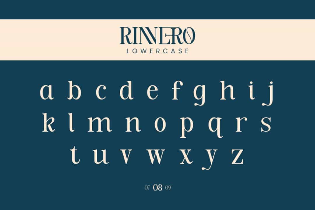Rinnero Font Image 3