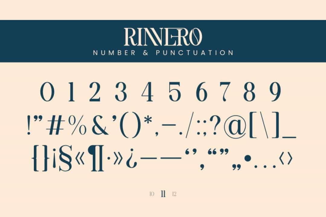 Rinnero Font Image 4