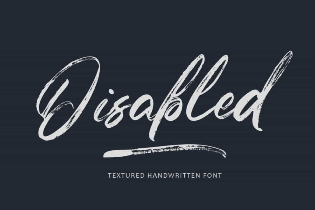 Disabled Font Image 1