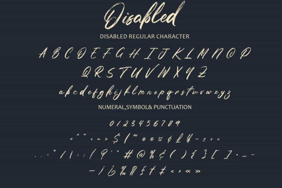 Disabled Font Image 3