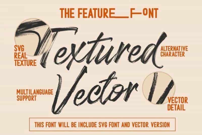 Stereohead Brush Font SVG Image 3