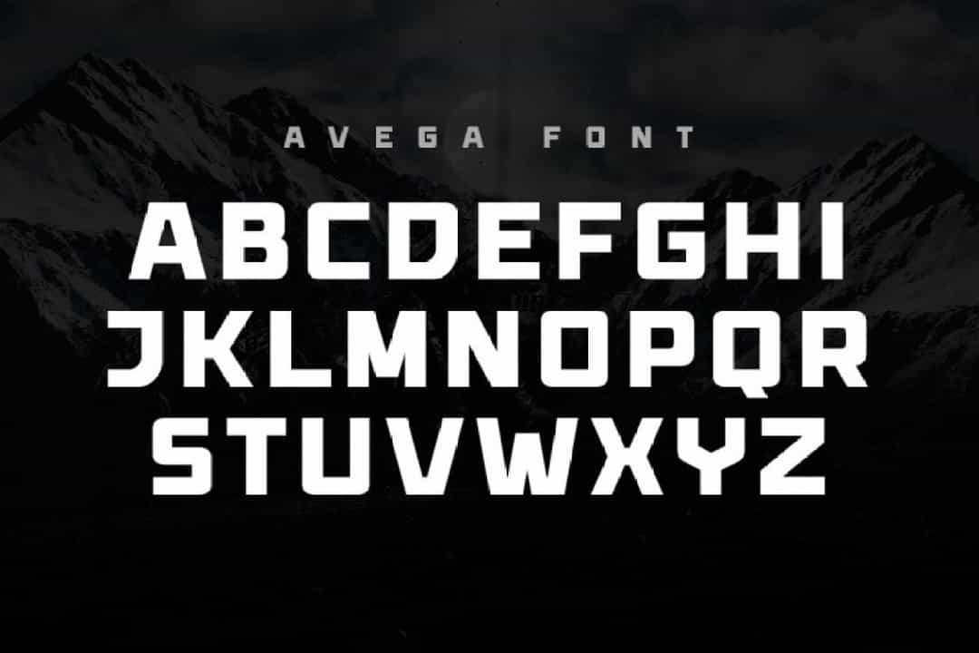Avega Font Image 2