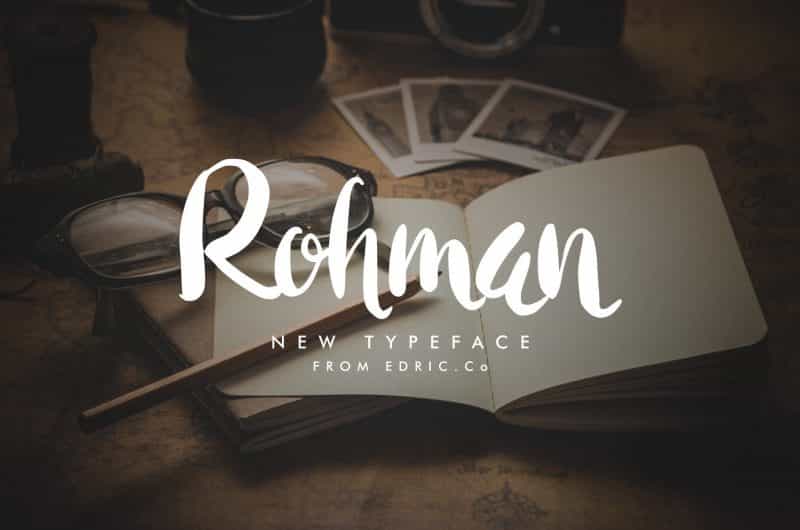 Rohman Script Font Image 1