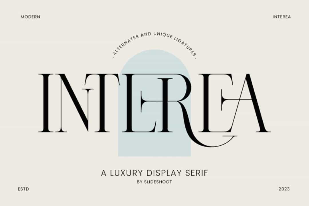 Interea Font Image 1