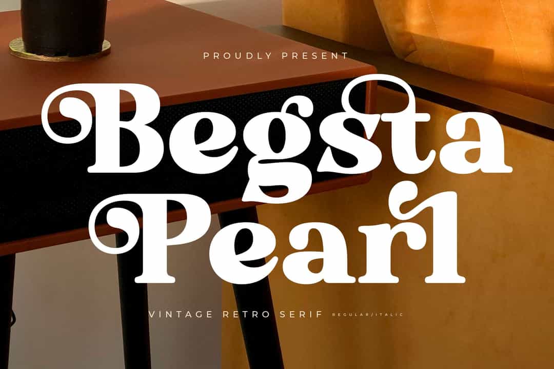 Begsta Pearl Font Image 1