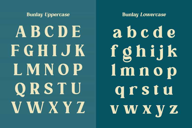 Bunlay Font Image 3