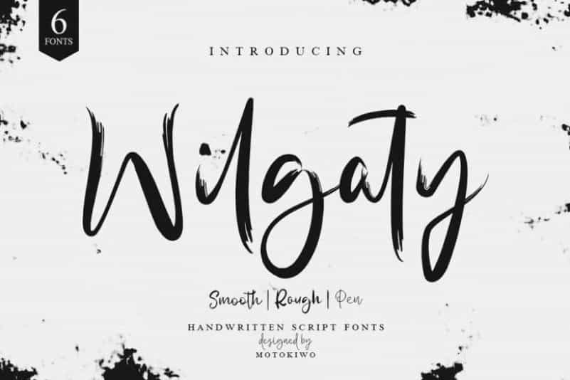 Wilgaty Brush Font Image 1