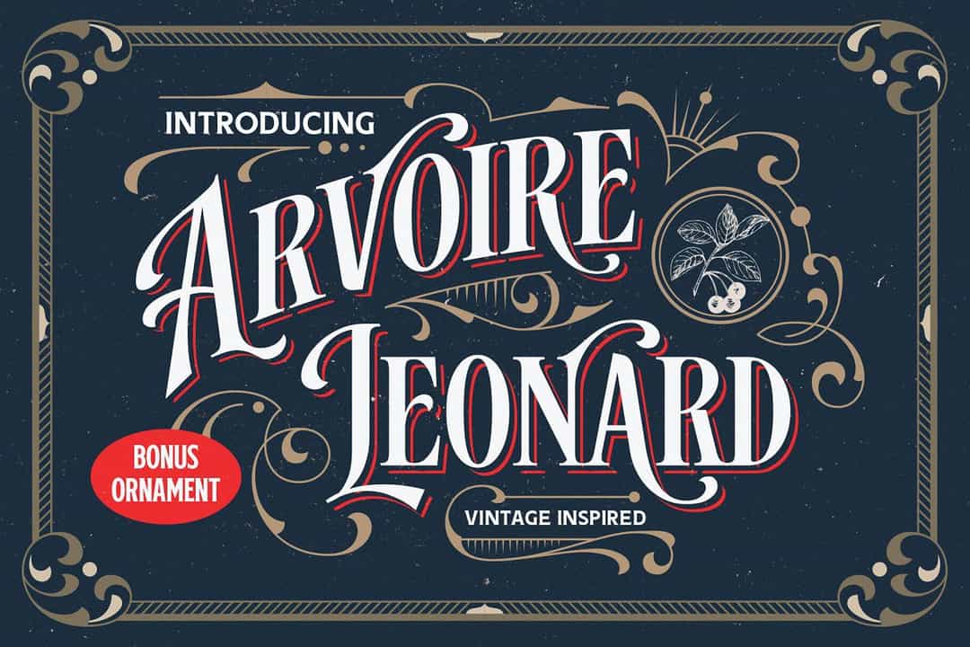 Arvoire Leonard Font Image 1