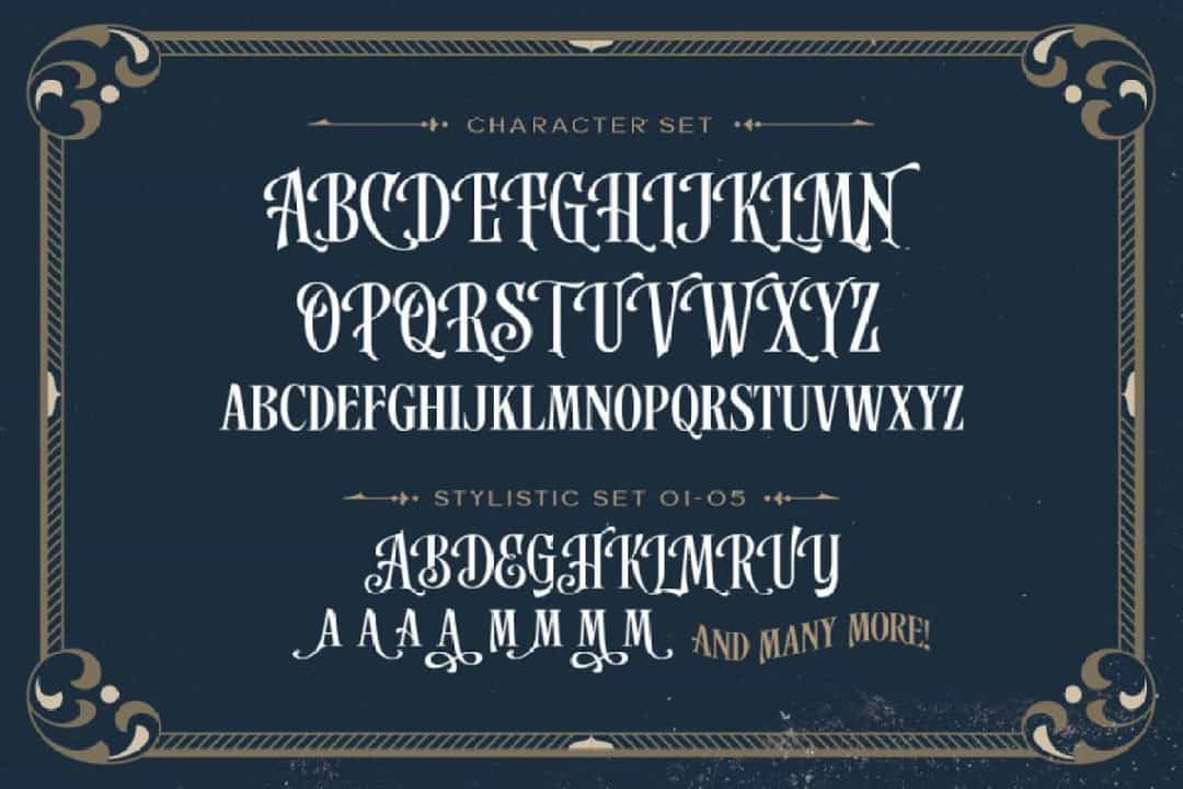 Arvoire Leonard Font Image 3