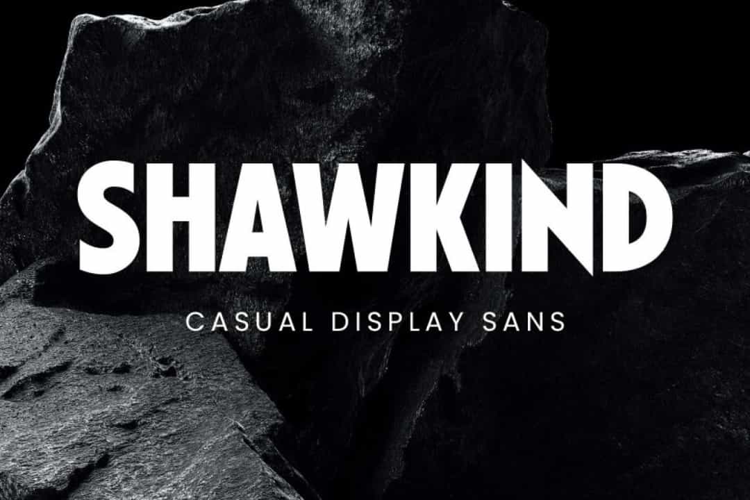 Shawkind Font Image 1