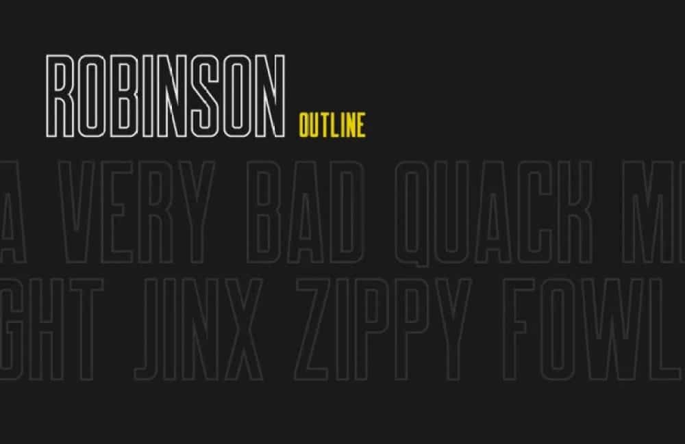 Robinson Font Family Image 2