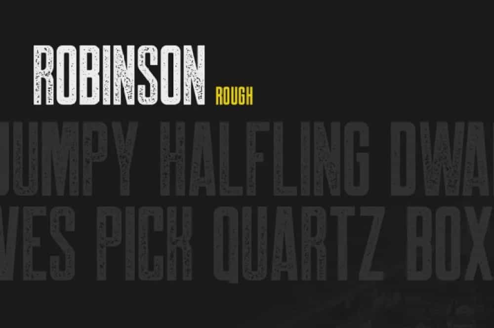Robinson Font Family Image 3