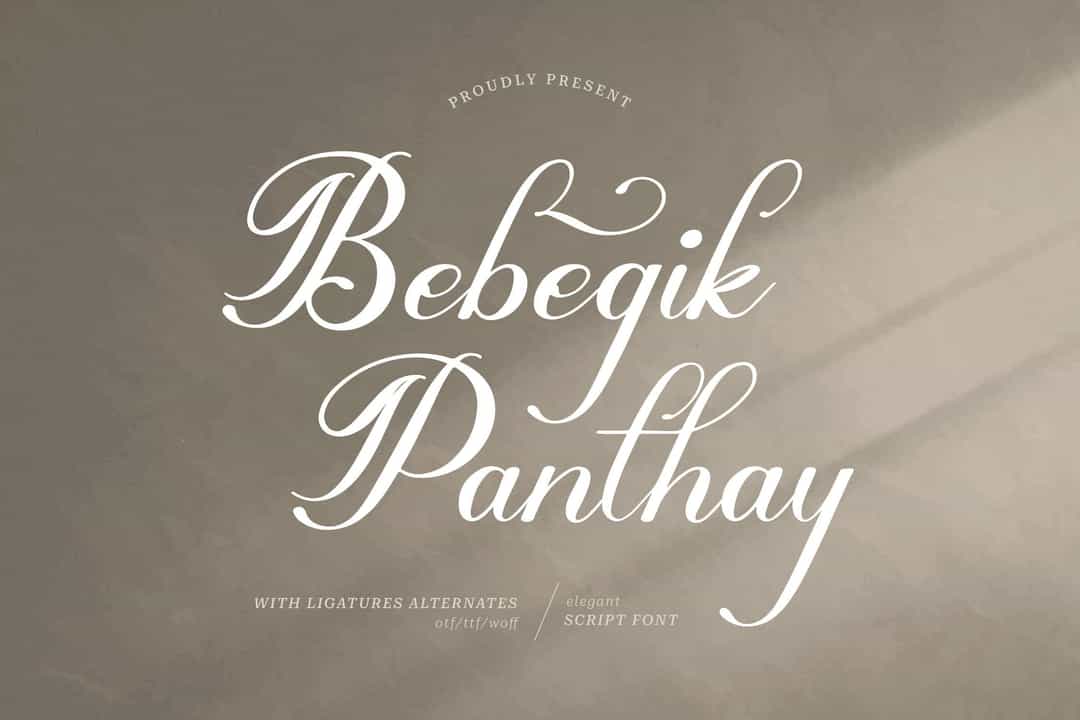 Bebegik Panthay Font Image 1