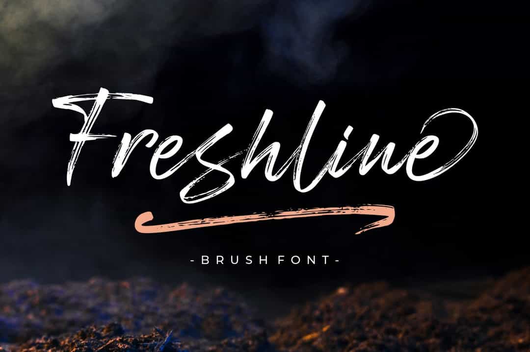 Freshline Font Image 1