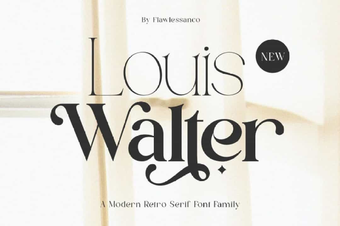 Louis Walter Font Image 1