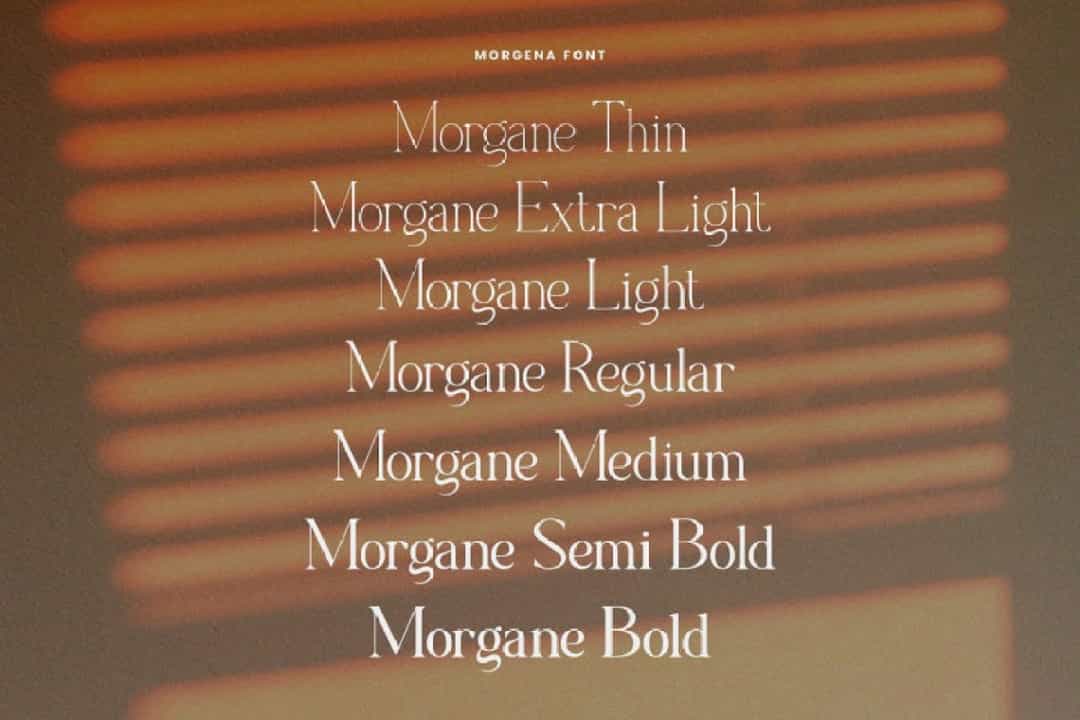 Morgena Font Image 2