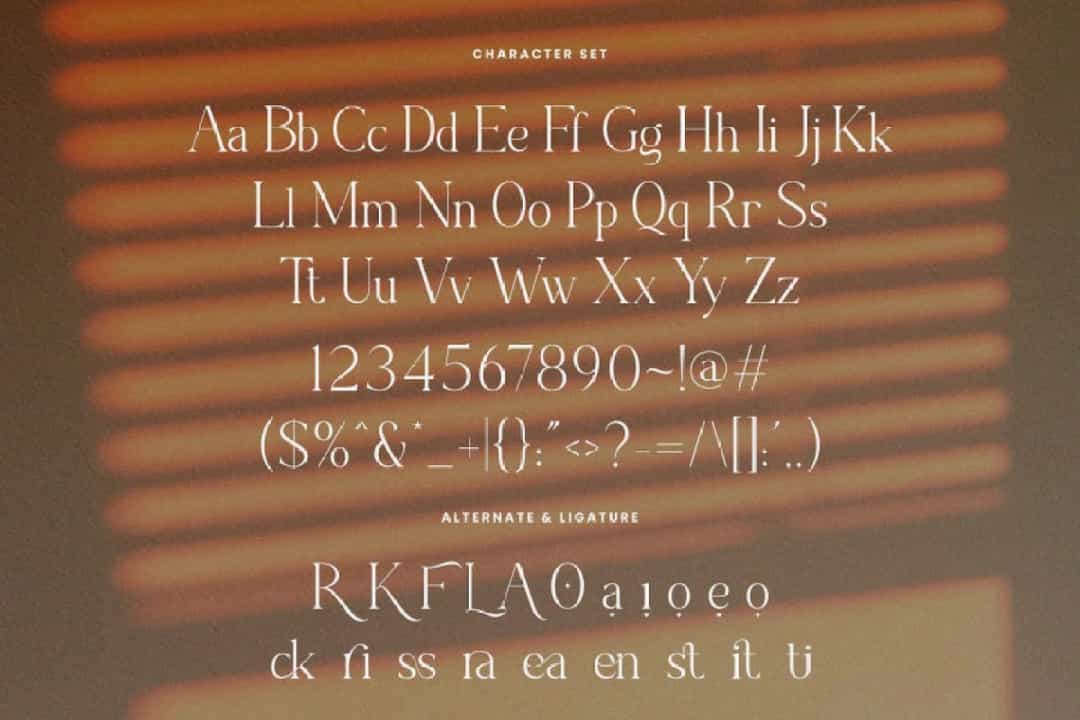 Morgena Font Image 3