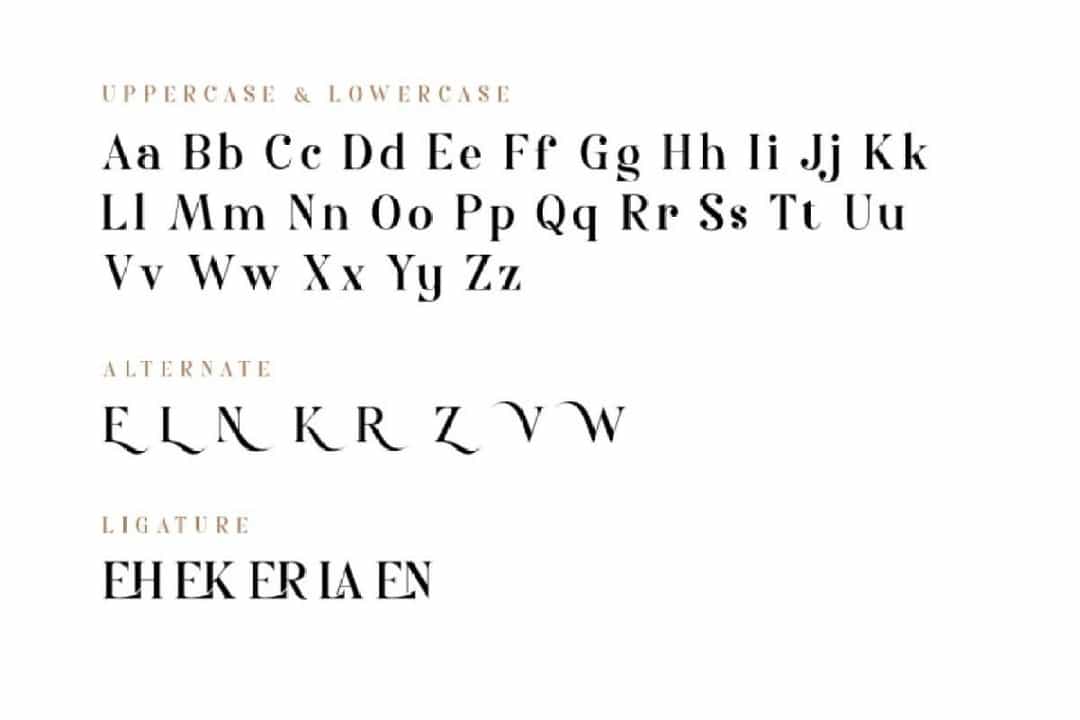 Nolaten Font Image 2