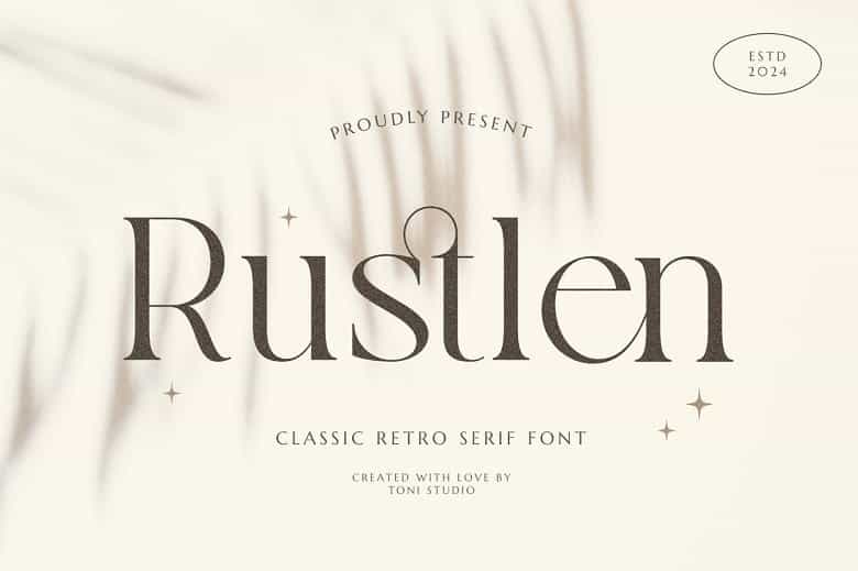 Rustlen Font Image 1