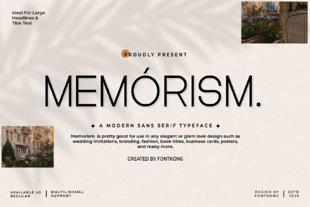 Memorism Font Image 1