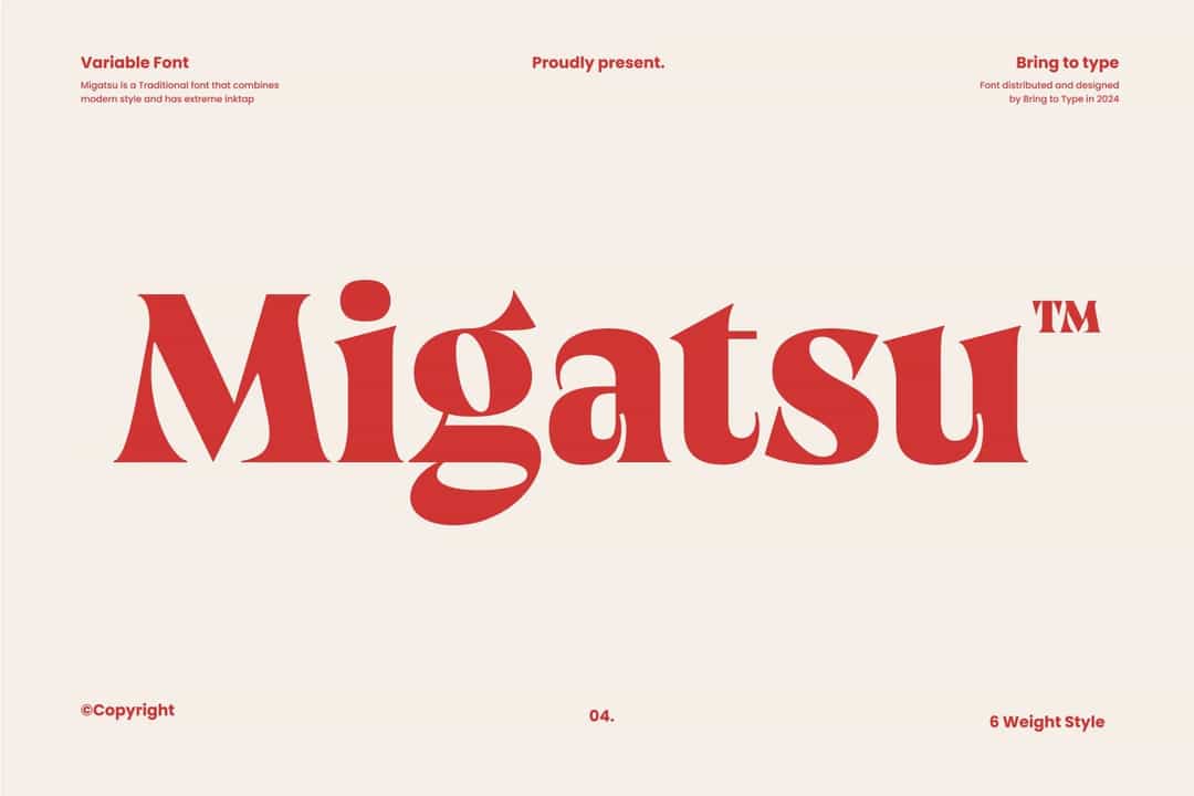 Migatsu Font Family Image 1