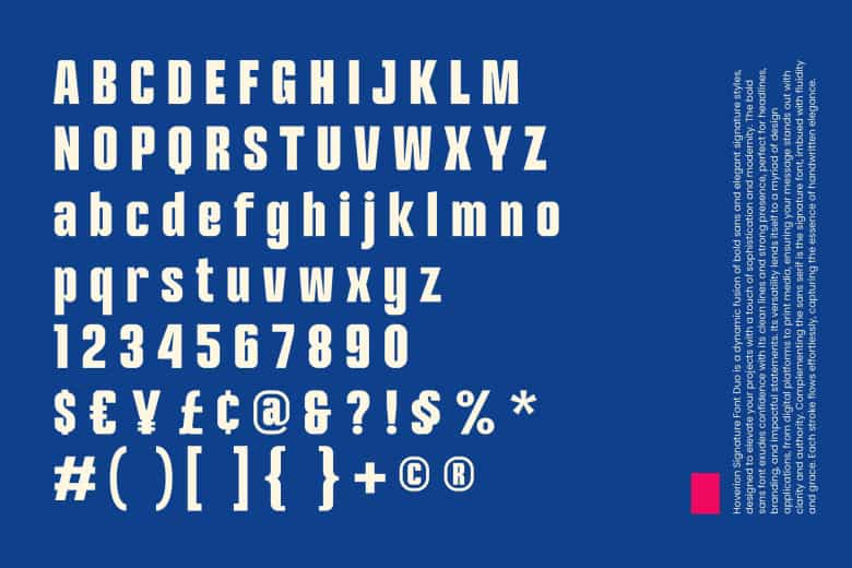 Hoverion Signature Font Duo Image 2