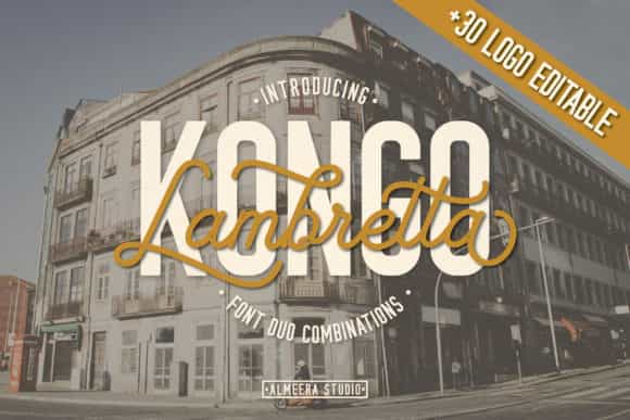 Lambretta Kongo Font Duo Image 1