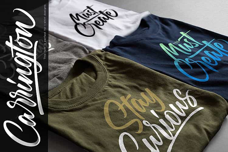 Carrington Script Font Image 3
