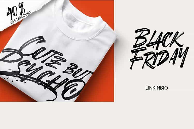 SheTerror Brush Font Image 3